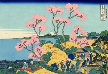 the fuji from gotenyama at shinagawa on the tokaido Katsushika Hokusai Ukiyoe
